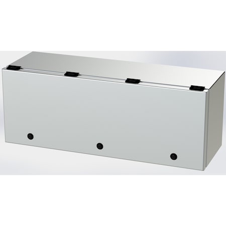 Saginaw Control & Engineering 1/4 Turn Latch Electrical Enclosures, 9 in H, 8 in D, 24 in W, NEMA 3R, 4, 4X, 12, 13 SCE-L9248ELJSS